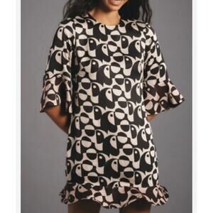 FARM RIO x ANTHROPOLOGIE | Geo Toucan Mini Dress